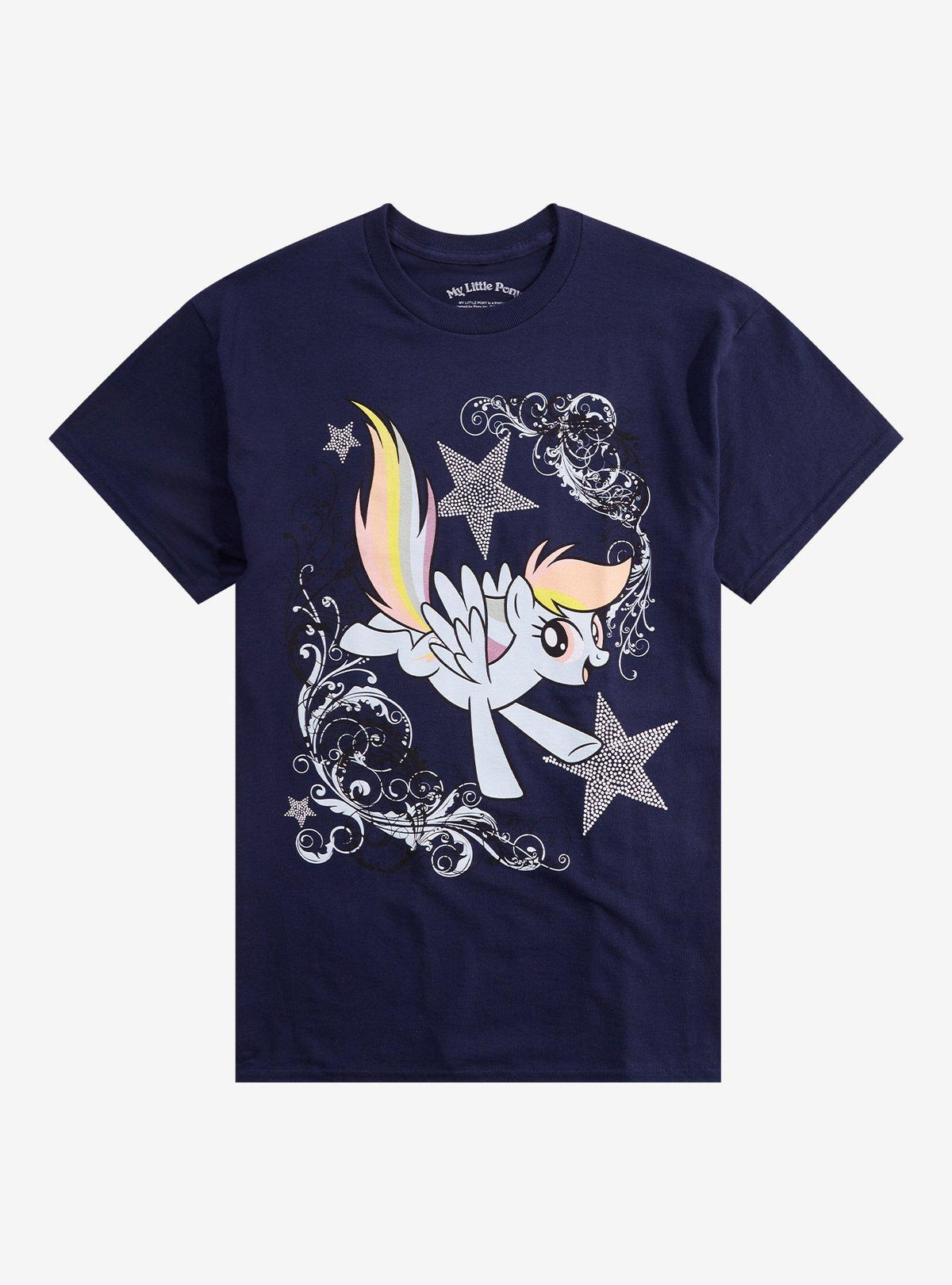 cute pony Rainbow Dash Stars T-Shirt