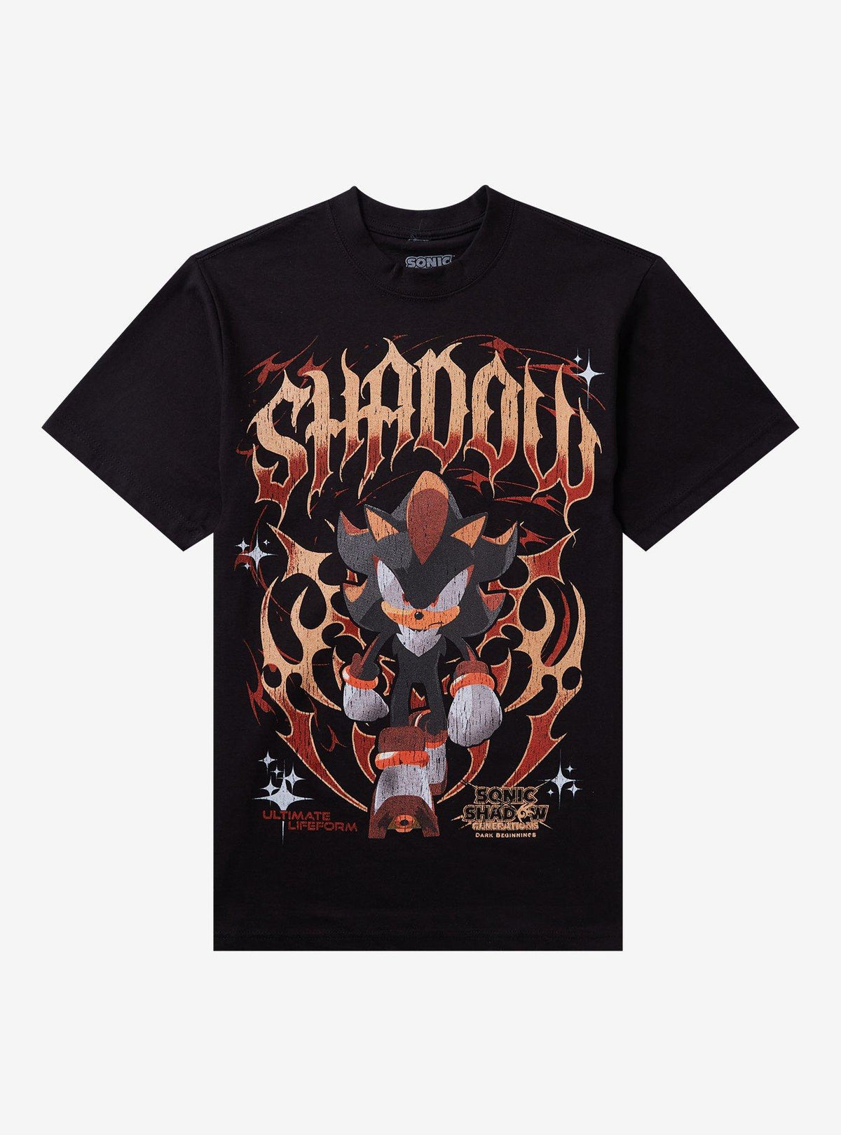 speedy hedgehog X Shadow Generations Shadow Vintage Print T-Shirt