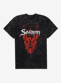 The Lord Of The Rings Sauron's Helmet Mineral Wash T-Shirt