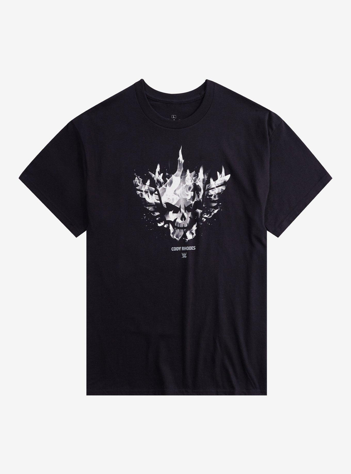 WWE Cody Rhodes Skull Flame Logo T-Shirt
