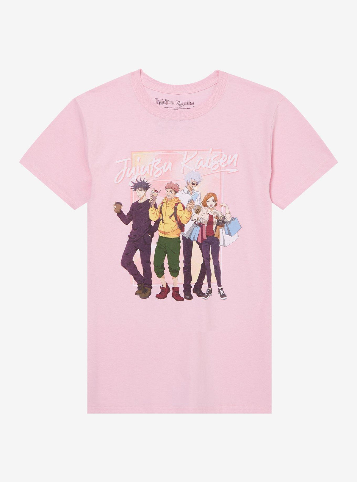 supernatural anime Group Shopping Pink Girls T-Shirt