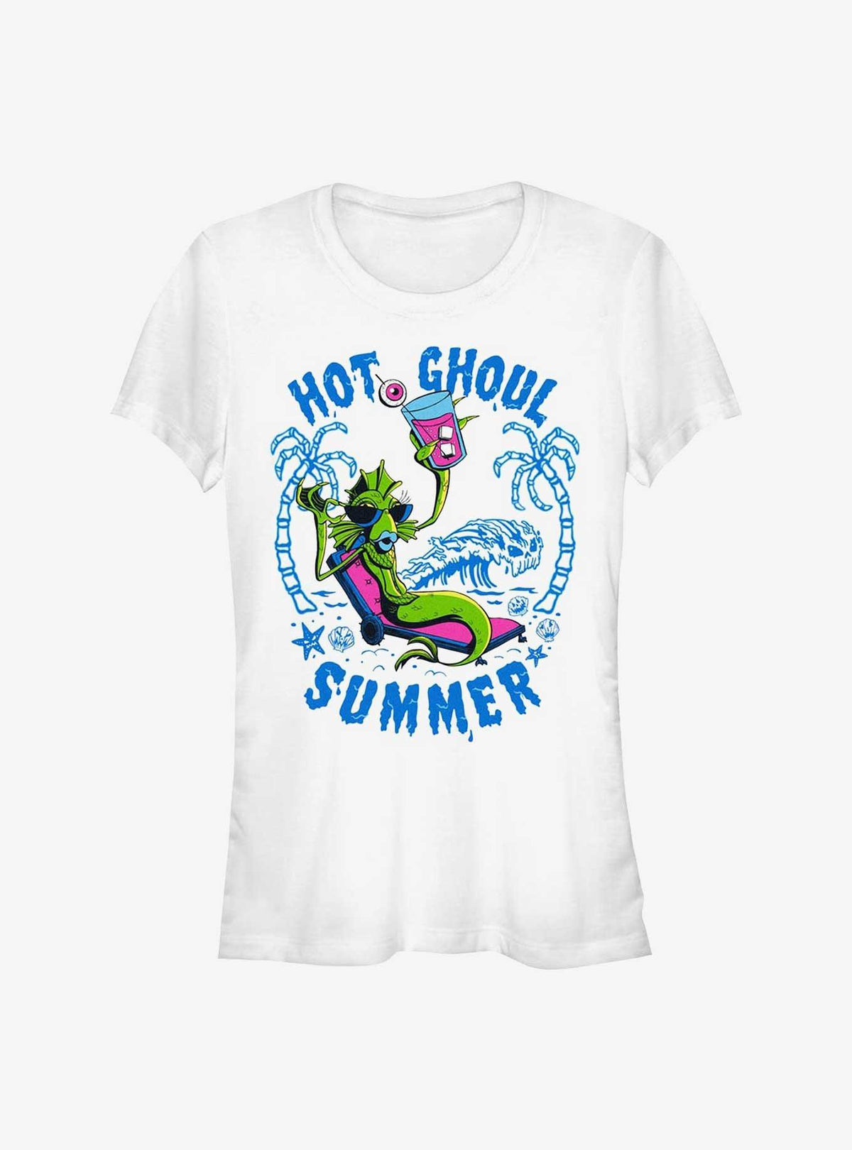 spooky holiday Undersea Gal Hot Ghoul Summer Girls T-Shirt