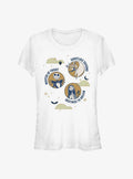 spooky holiday Ghostlike Zero Jack Sally Girls T-Shirt
