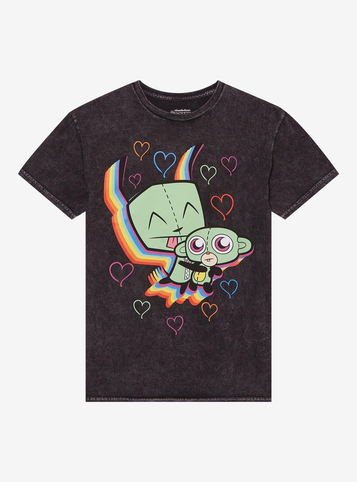 Invader Zim GIR Rainbow Hearts T-Shirt