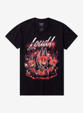 Hazbin Hotel Alastor Loud Collage Airbrush T-Shirt 2