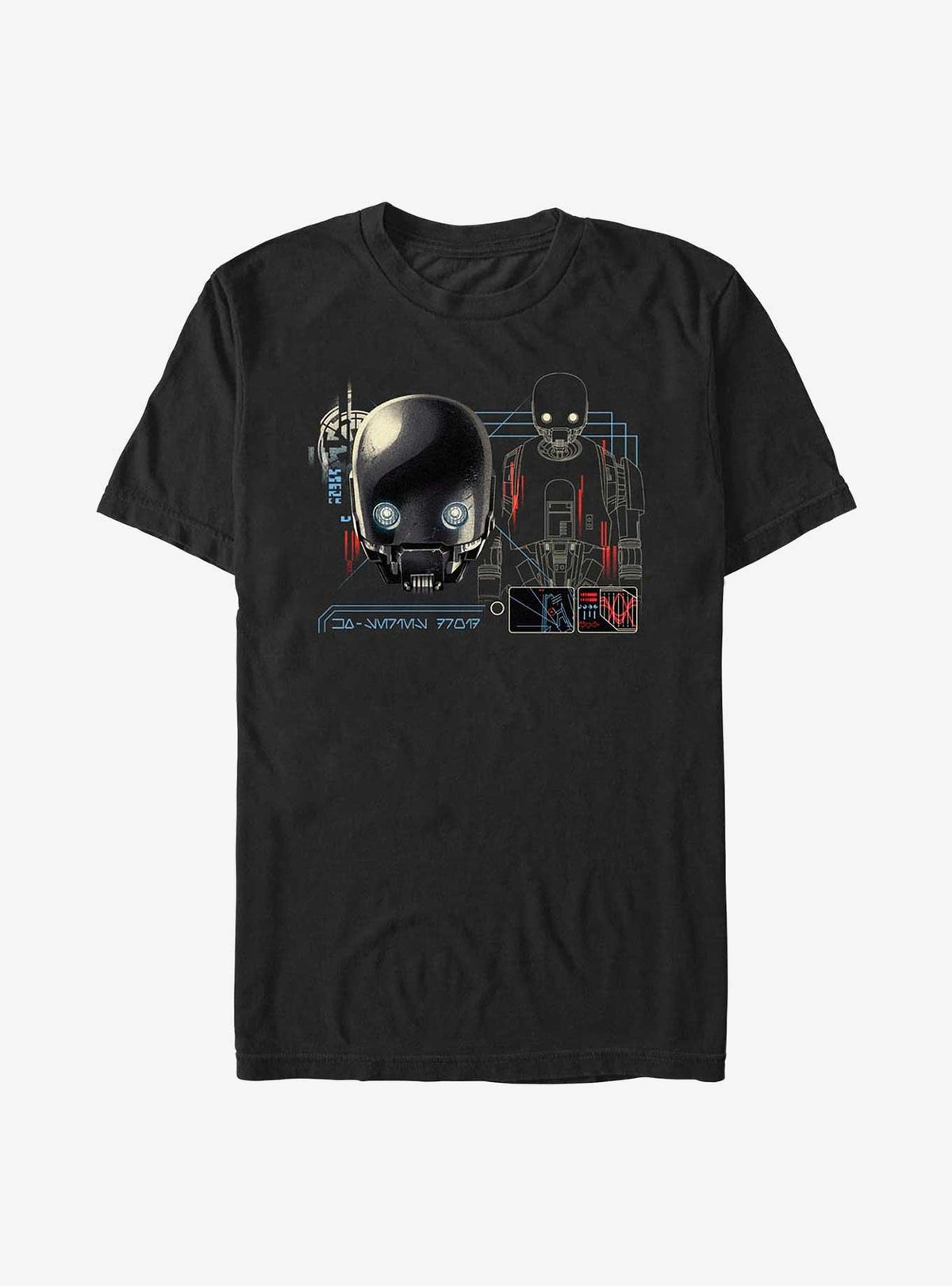 space adventure Andor K-2SO Schematic T-Shirt