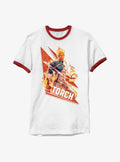 Rivals Human Torch Big Fire Ringer T-Shirt