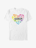 block building gamer Colorful Heart T-Shirt