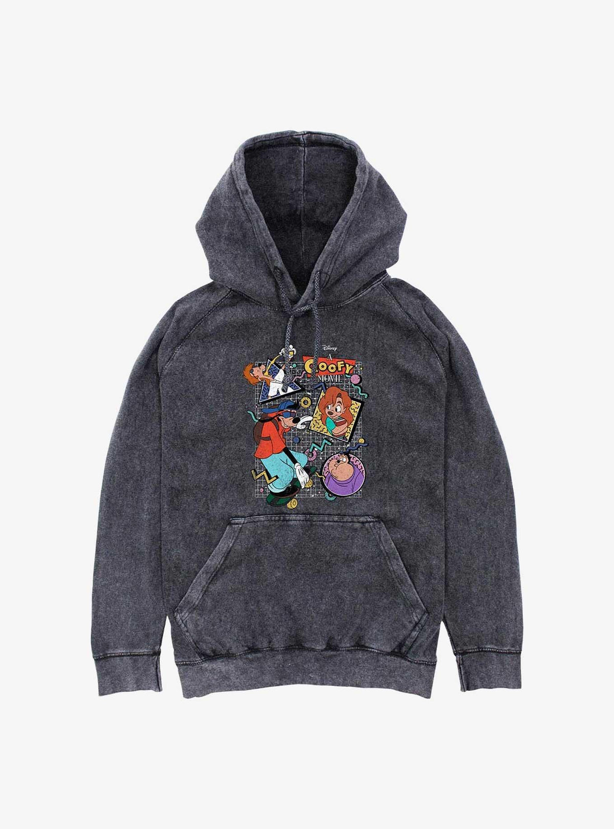 A Goofy Movie Retro Icons Mineral Wash Hoodie
