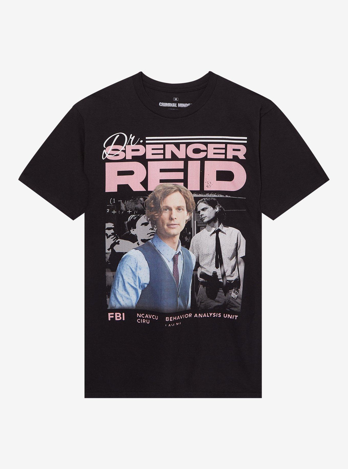 Criminal Minds Dr Spencer Reid Portrait T-Shirt