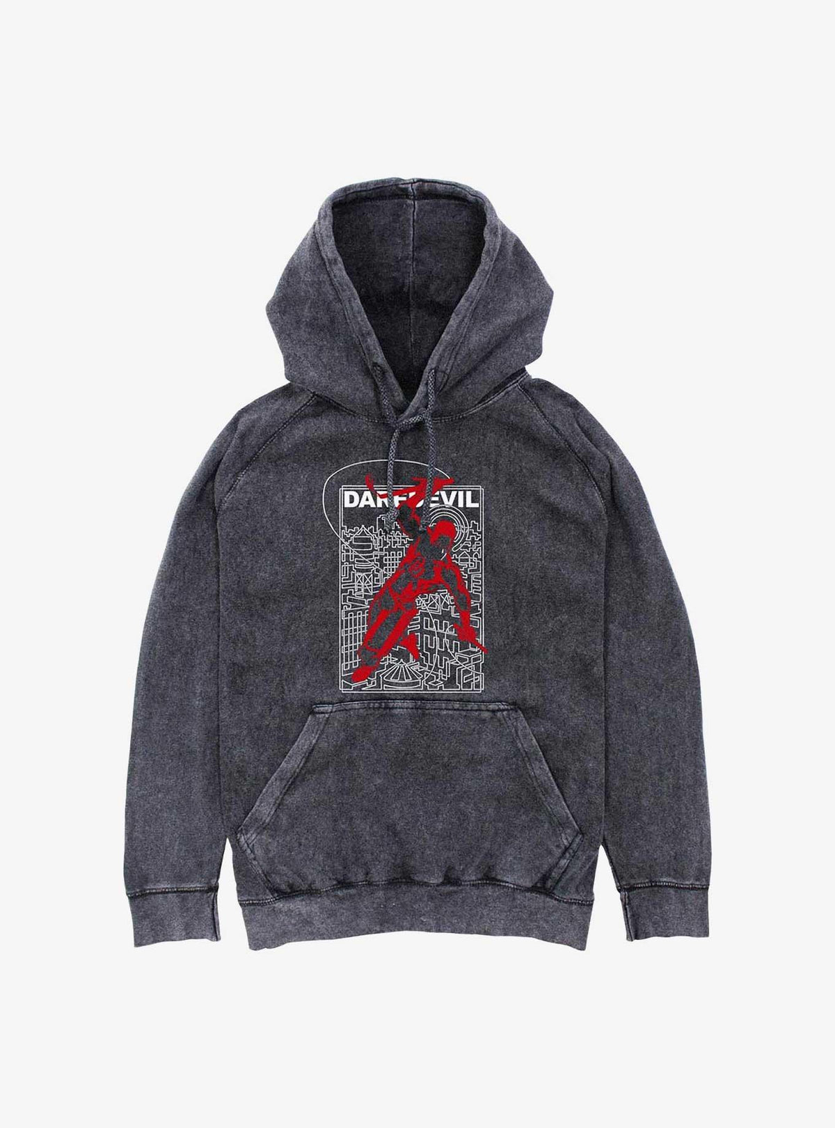 Daredevil Doodle City Mineral Wash Hoodie