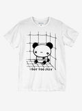 Panda Got Too Silly Girls T-Shirt By Square Apple Studios