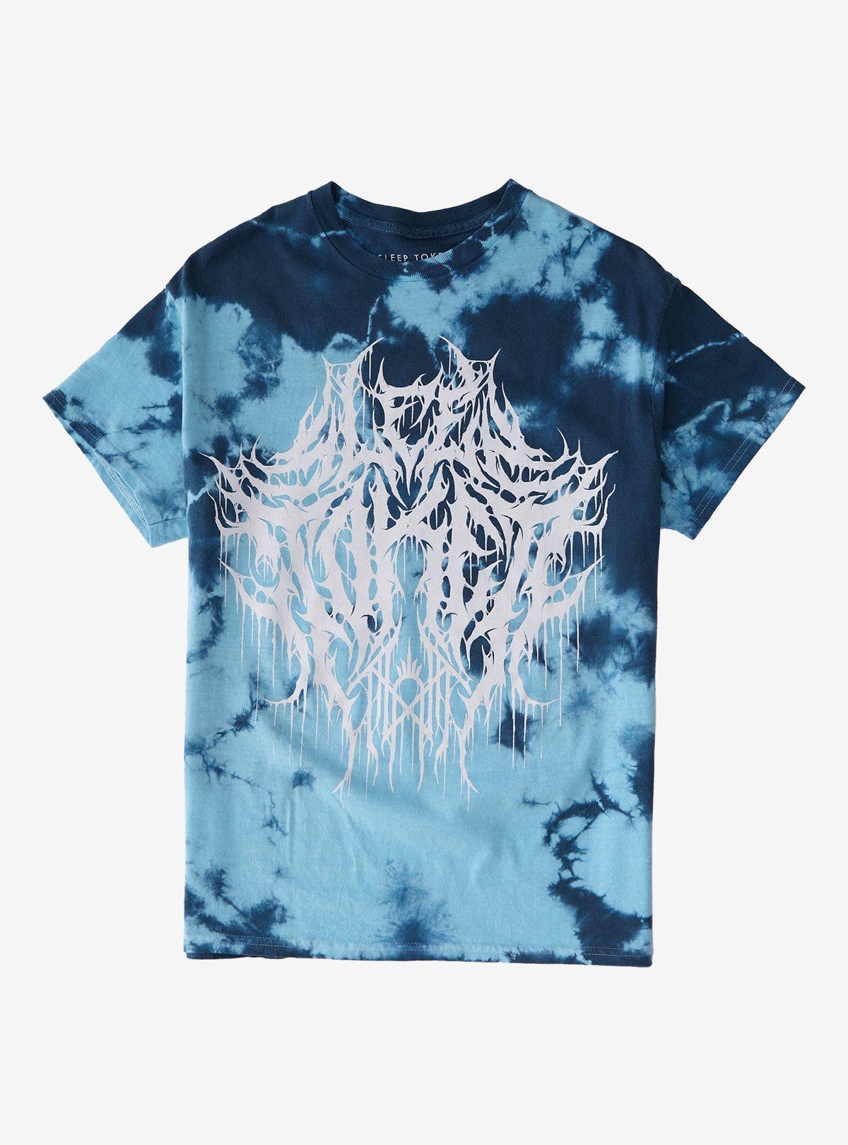 Sleep Token Logo Blue Tie-Dye T-Shirt