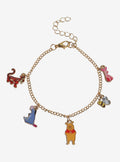 Winnie The Pooh Friends Charm Bracelet Apparel Streetwear Style Humor Gift