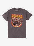 Pantera Band Portrait Flames T-Shirt