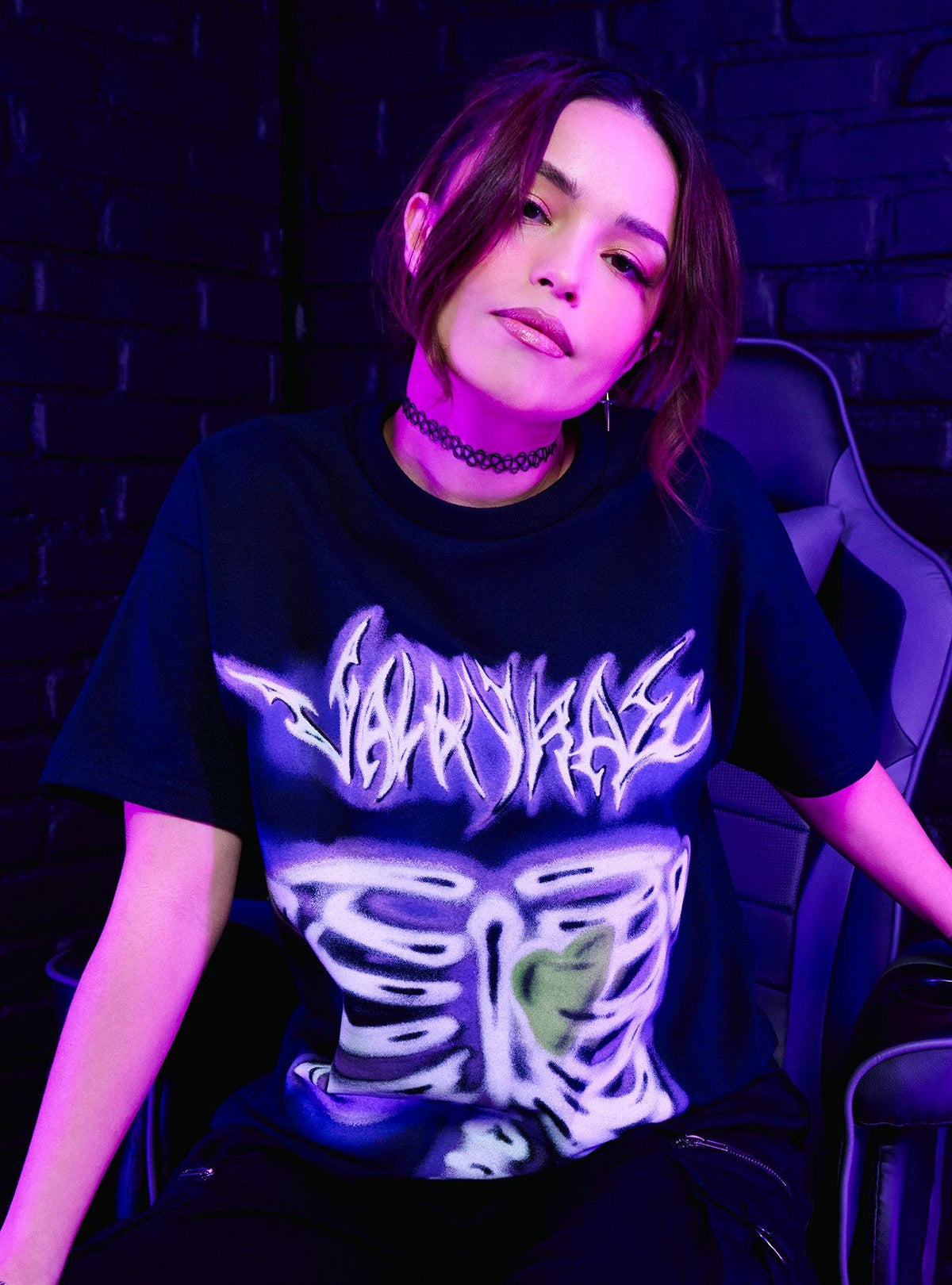 Valkyrae Rib Cage T-Shirt 2