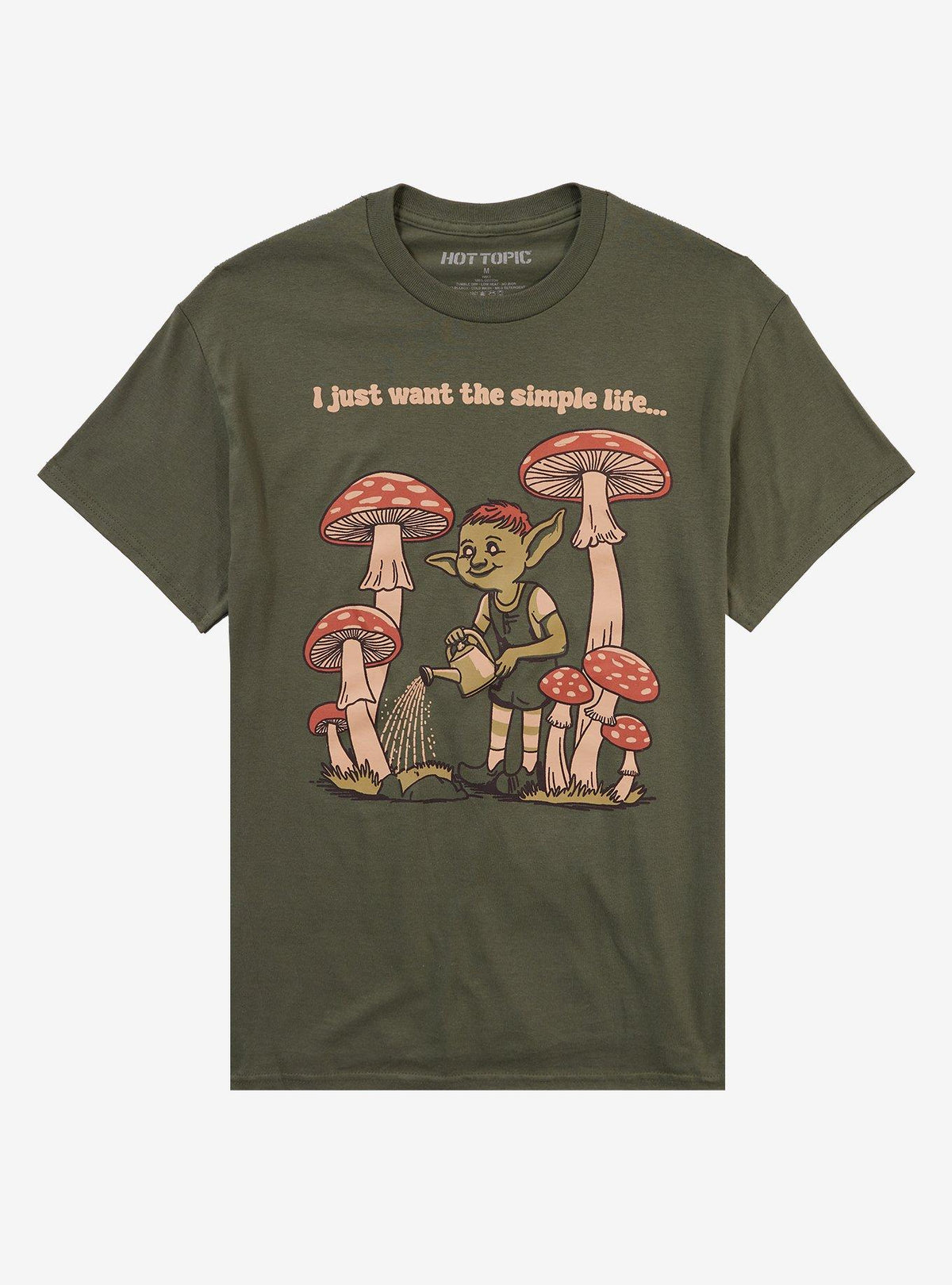 Mushroom Troll Simple Life T-Shirt