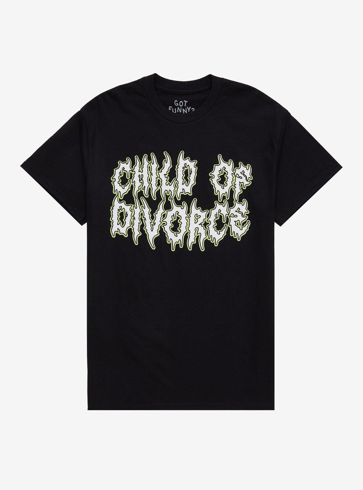 Child Of Divorce Metal T-Shirt By Got Funny