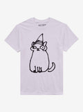 Wizard Cat Doodle T-Shirt By Lemon Yeti