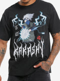 anime ninja Shippuden Kakashi Lightning Boxy T-Shirt