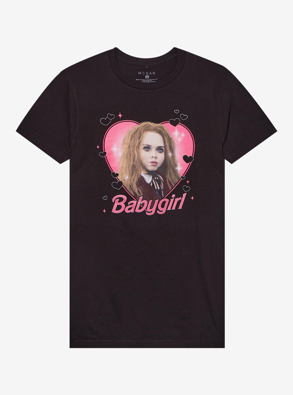 M3GAN Babygirl Heart Portrait Girls T-Shirt 2