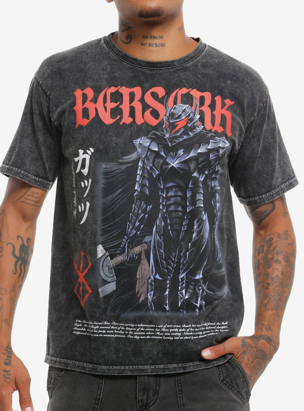 Berserk Berserker Armor Mineral-Wash T-Shirt 2