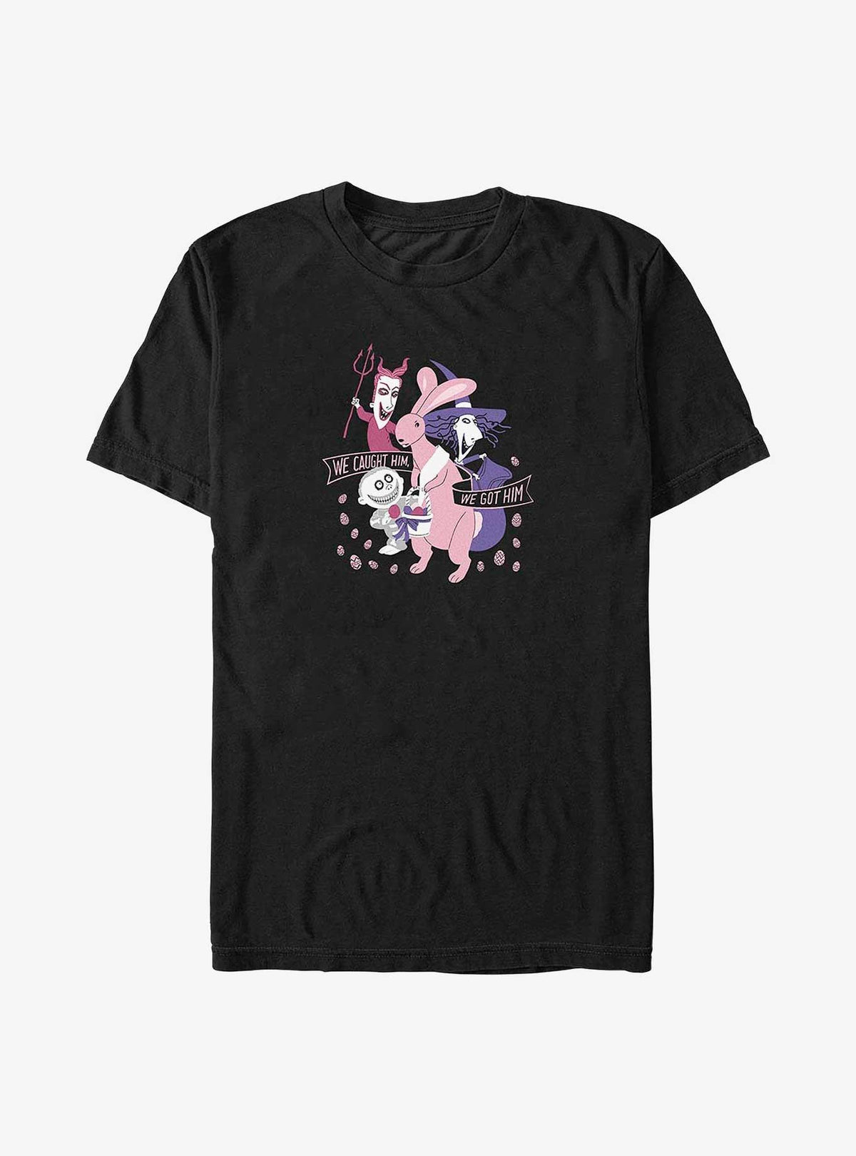 spooky holiday Lock Shock Barrel Caught Him Big Tall T-Shirt