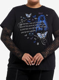 Corpse Bride Emily Vows Lace Girls Twofer T-Shirt Plus Size