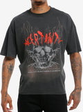 Uncertainty Flaming Skull T-Shirt