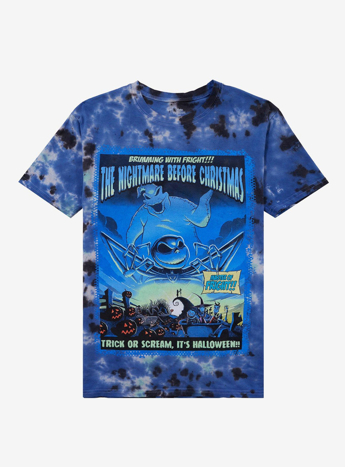 spooky holiday Oogie Boogie Tie-Dye Girls T-Shirt