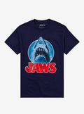 Jaws Shark Logo T-Shirt By Fright Rags