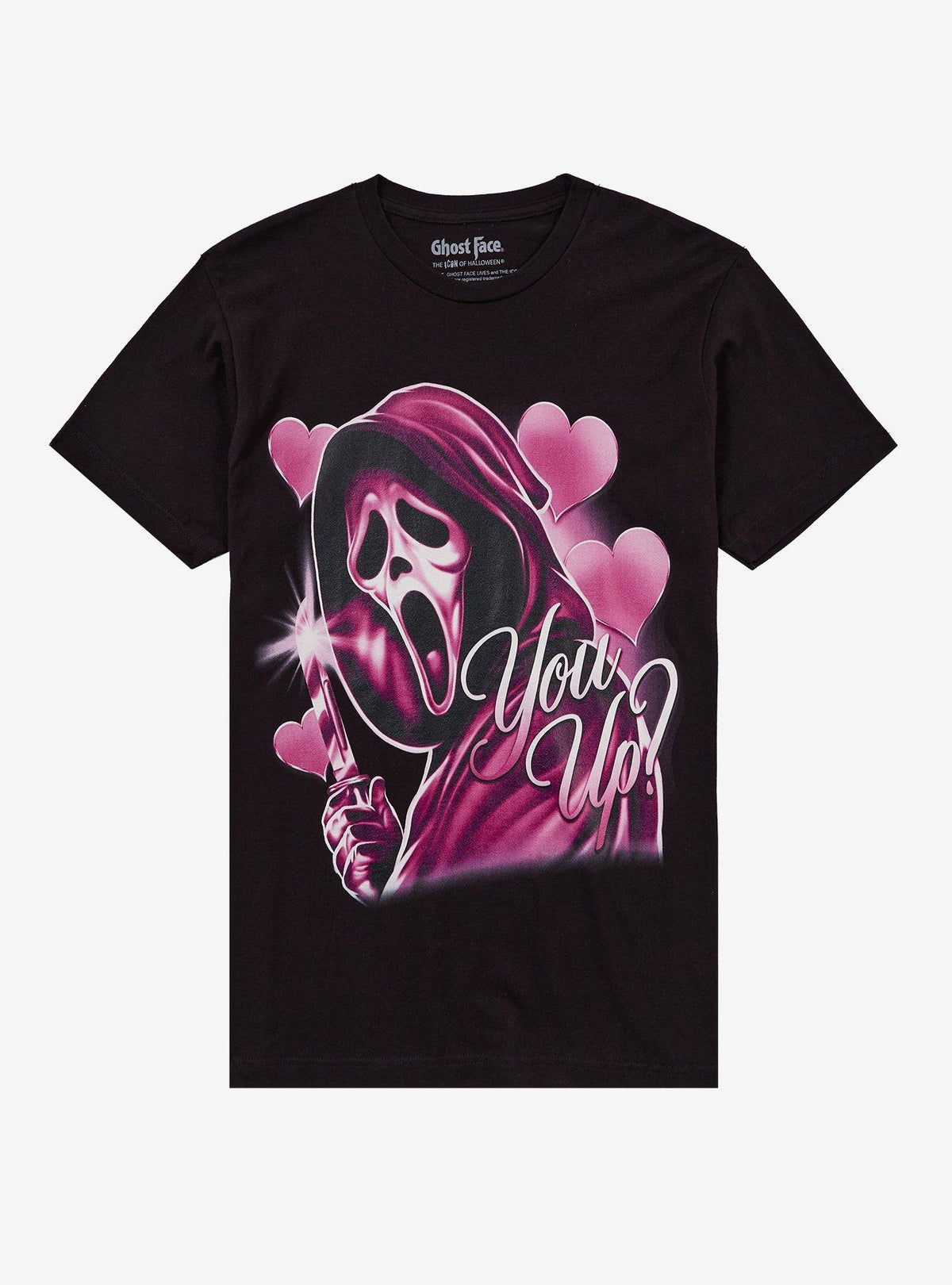 Ghost Face You Up Hearts Girls T-Shirt