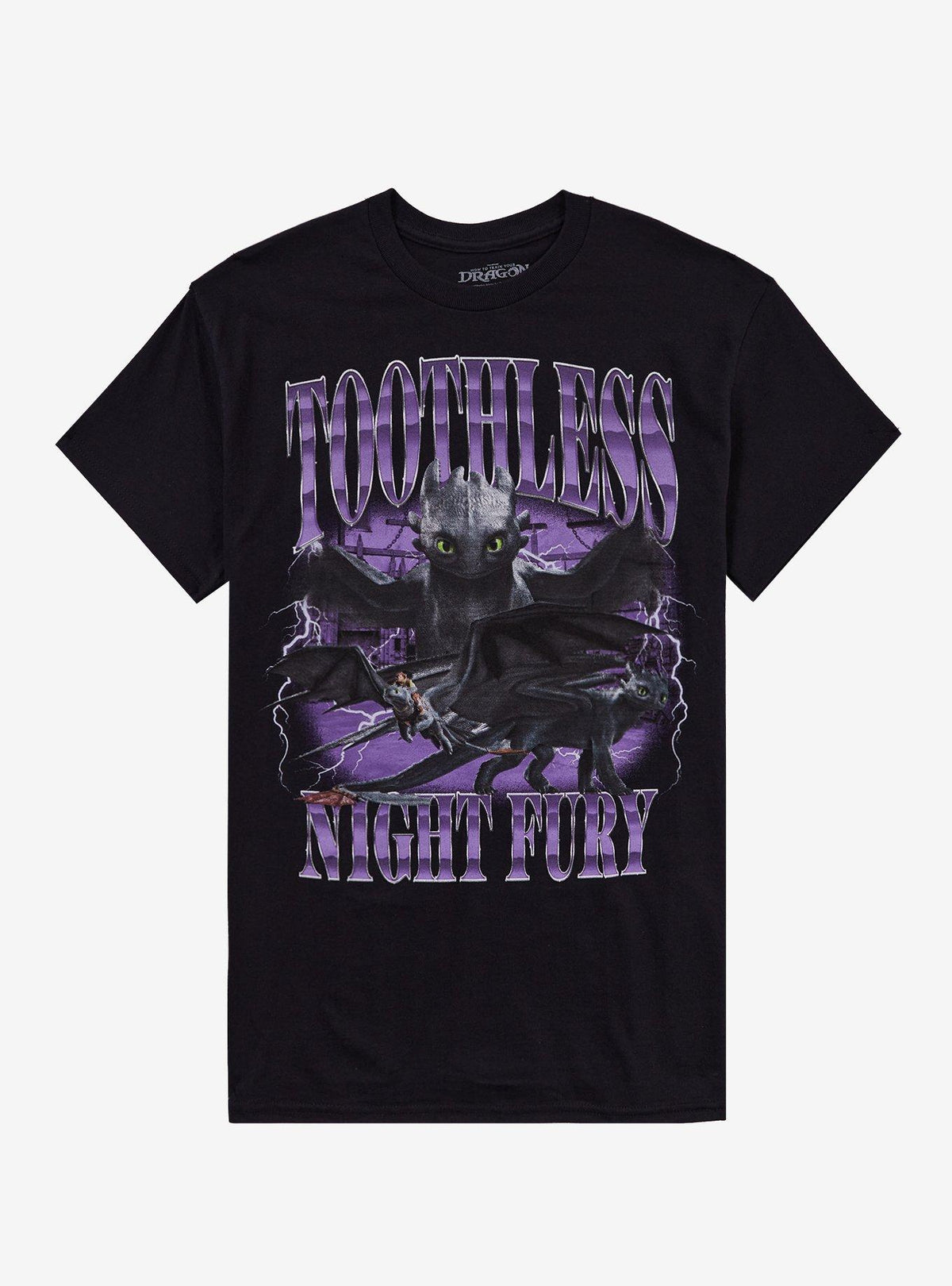 How To Train Your Dragon Toothless Lightning T-Shirt