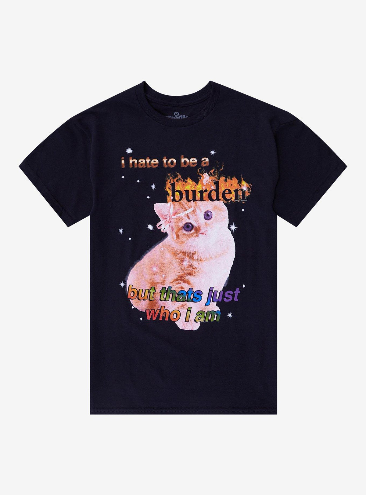 Kitten Burden T-Shirt By Goodie Two Sleeves