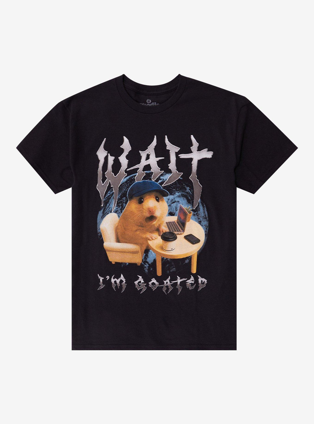 Goated Hamster T-Shirt By Goodie Two Sleeves