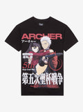 Fate Stay Night Unlimited Blade Works Magazine Cover T-Shirt