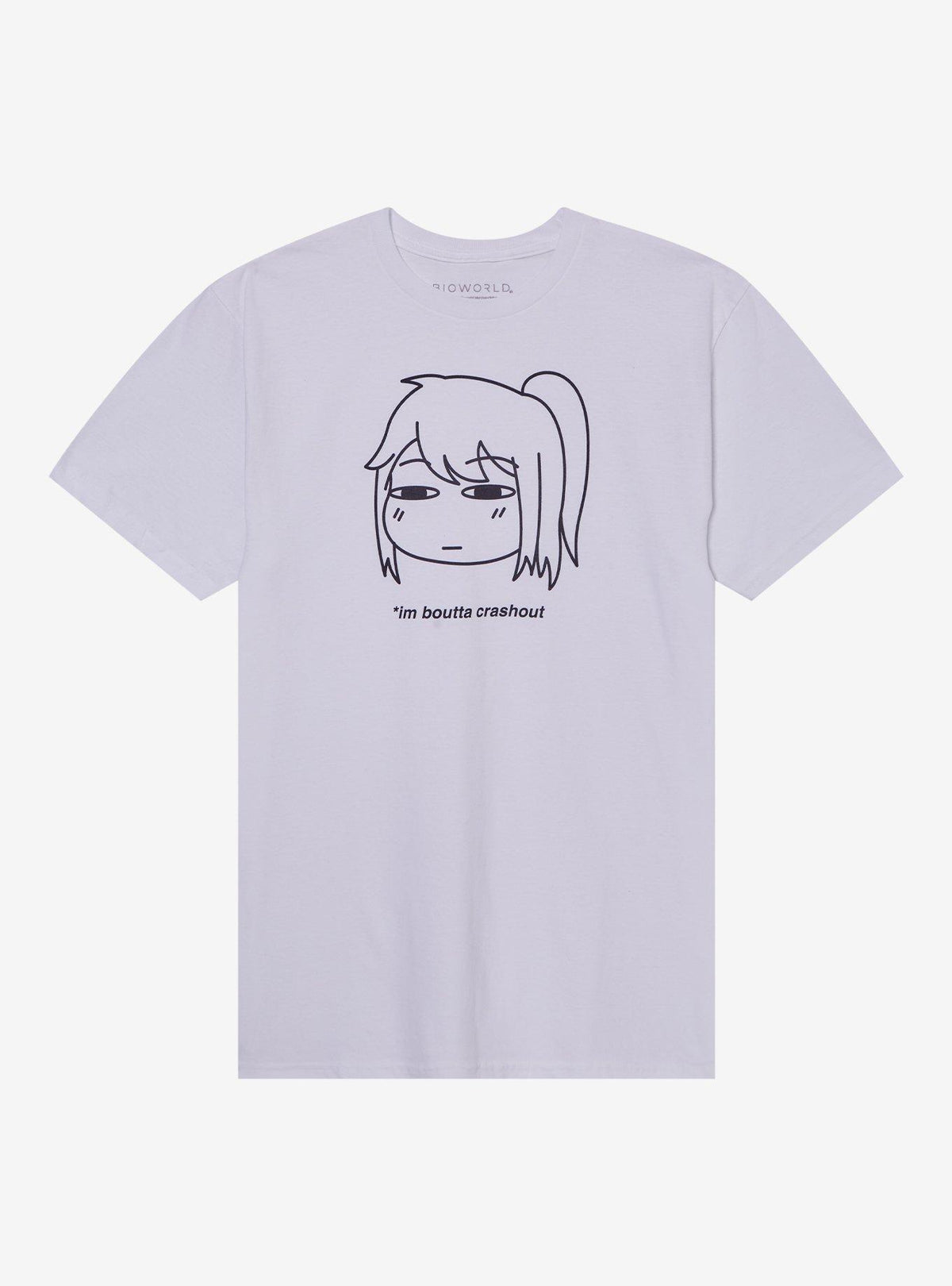 Crash Out Anime Character T-Shirt 3