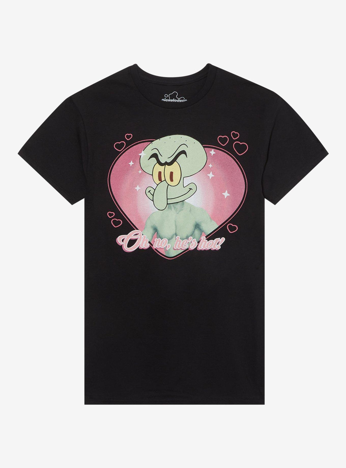 cartoon sea sponge Squilliam Heart Quote Girls T-Shirt