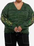 Her Universe Wicked Elphaba Embroidered Girls Cardigan Plus Size