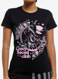 Hazbin Hotel Husk Loser Social Club Girls T-Shirt 2