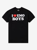 I Heart Emo Boys T-Shirt By Danny Duncan
