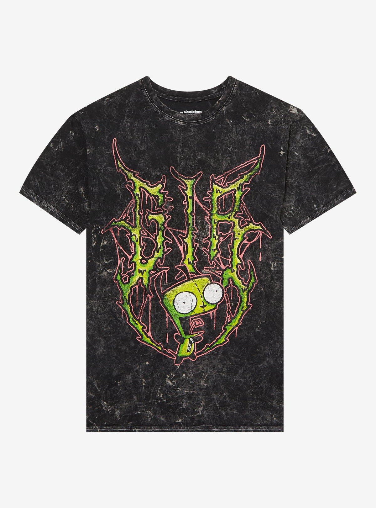 Invader Zim GIR Metal Dark Wash Girls T-Shirt