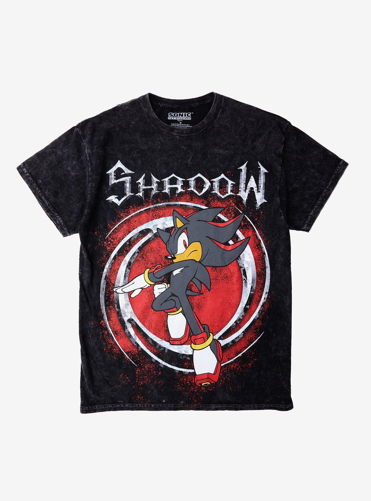 speedy hedgehog Shadow Mineral Wash Girls T-Shirt