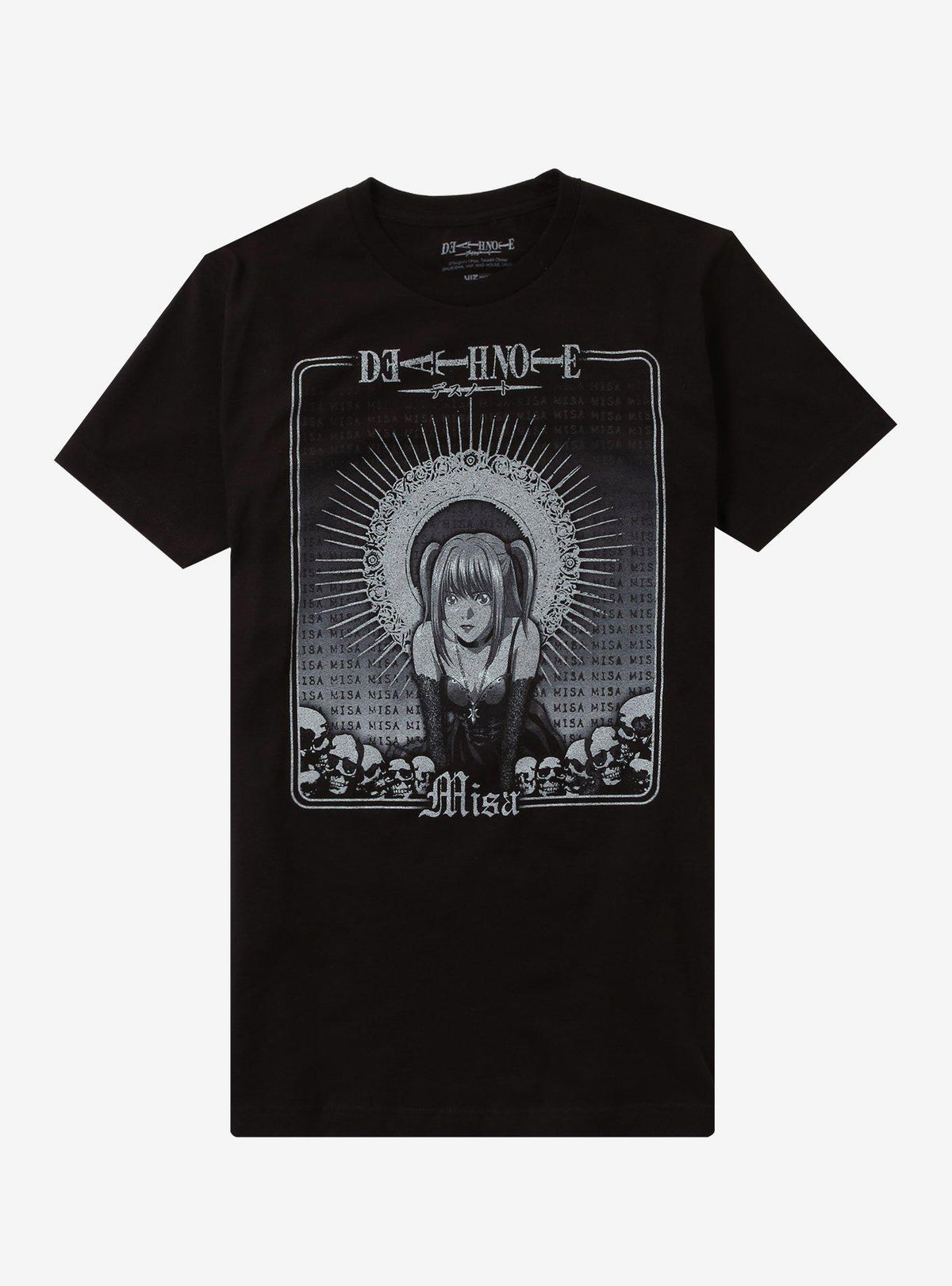 Death Note Misa Tarot Card Girls T-Shirt 2