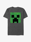 block building gamer Creeper Big Face T-Shirt 2