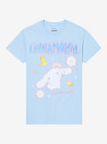 Cinnamoroll Birds Flowers Girls T-Shirt | Premium Unisex T-Shirt, Trending Graphic Tee