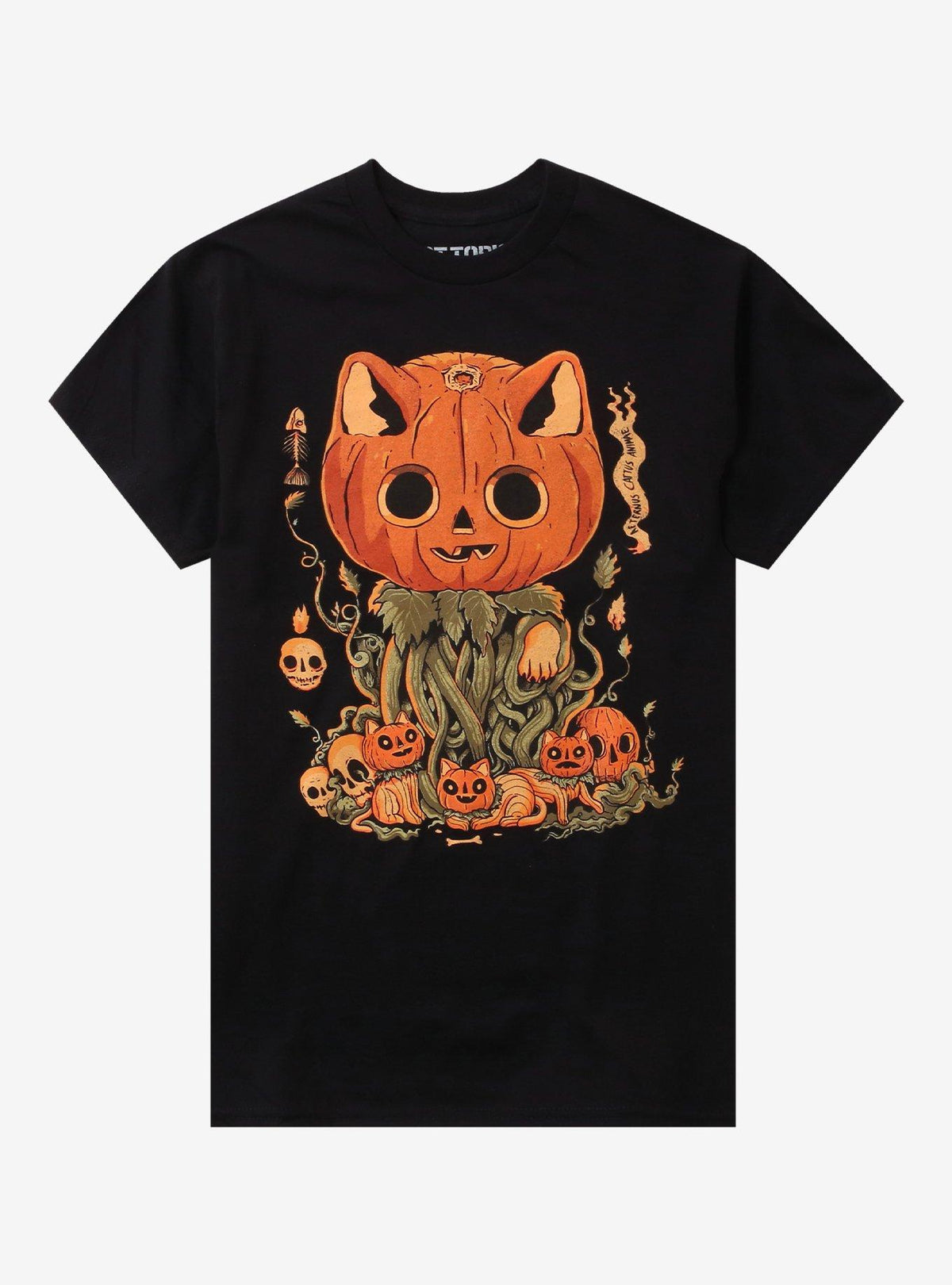 Cat-O'-Lanterns T-Shirt By PPMid 2