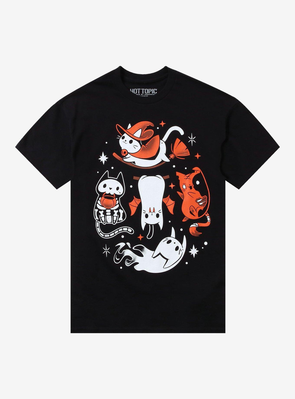 Spooky Kitty Halloween T-Shirt By Snouleaf 2