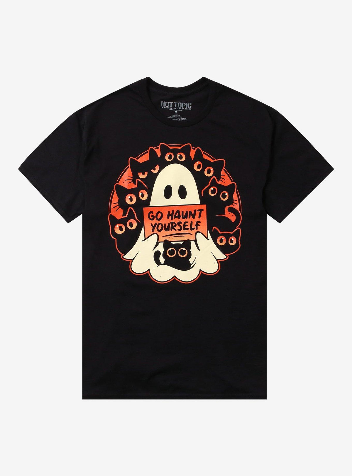 Haunt Yourself Ghost T-Shirt By Snouleaf 2