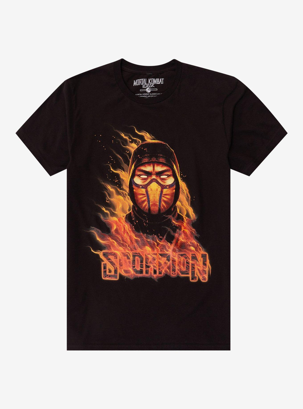 Mortal Kombat Scorpion Flame T-Shirt 2